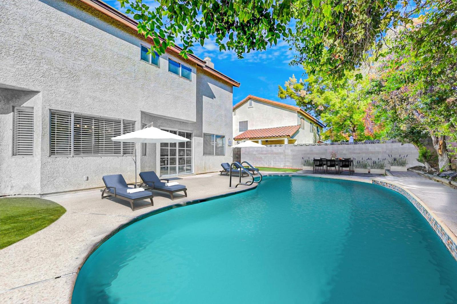 Bright Fun Spacious Home With Pool لاس فيغاس المظهر الخارجي الصورة